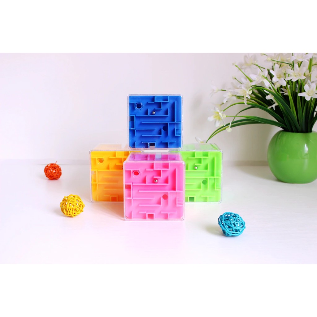 Mainan Edukasi Motorik Anak / 3D MAZE PUZZLE CUBE LABYRINTH