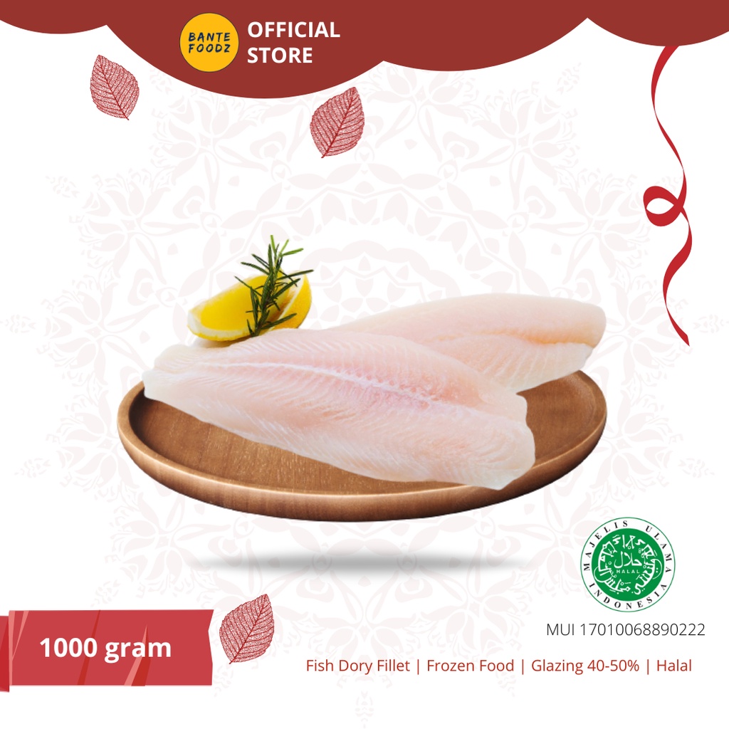 

Ikan Dori fillet 1 Kg / Fish Dory Fillet 1 Kg Frozen