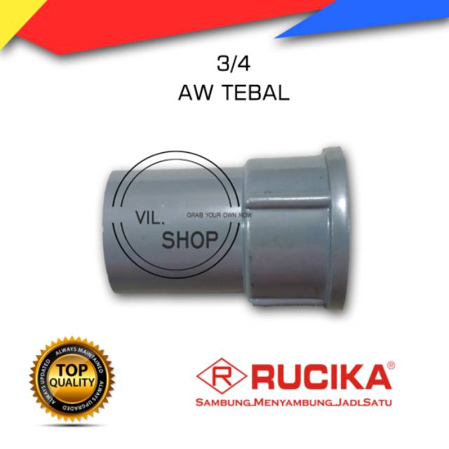 Jual Faucet Socket Rucika Socket Drat Dalam Sdd Sok