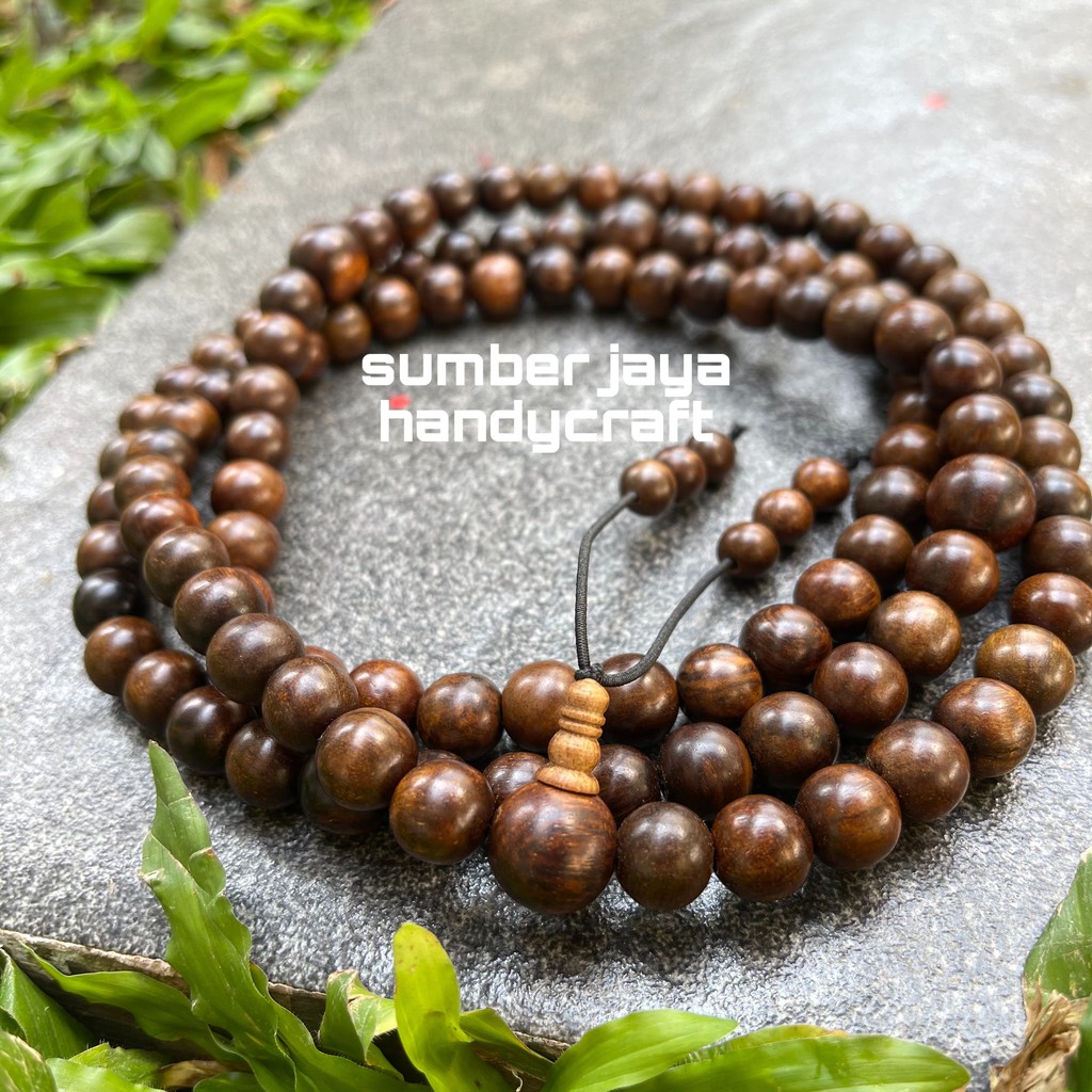 Tasbih Gaharu Grade A 8mm Gaharu Buaya Gaharu Kalimantan Tasbih kayu Gaharu Asli Tasbih Gaharu Wangi