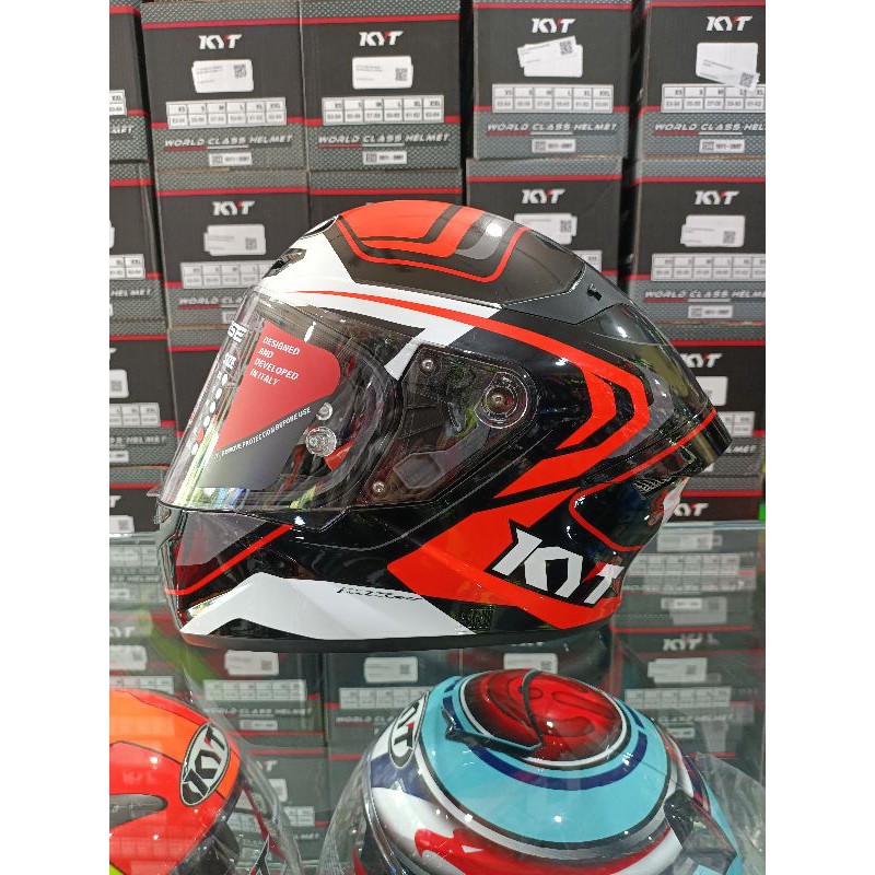 Helm KYT TT Course Overtech Black / Orange