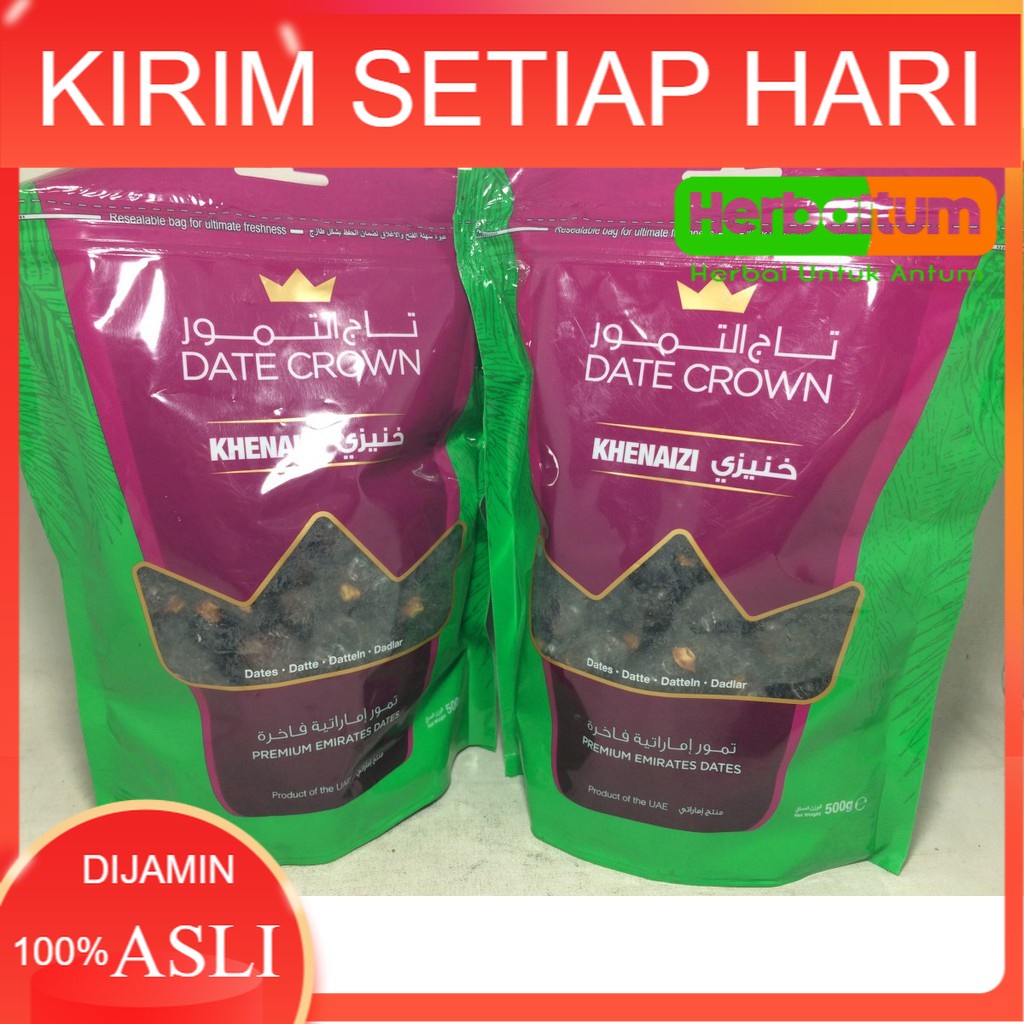 

Kurma Premium Datecrown | KURMA KHENAIZI 500 gr