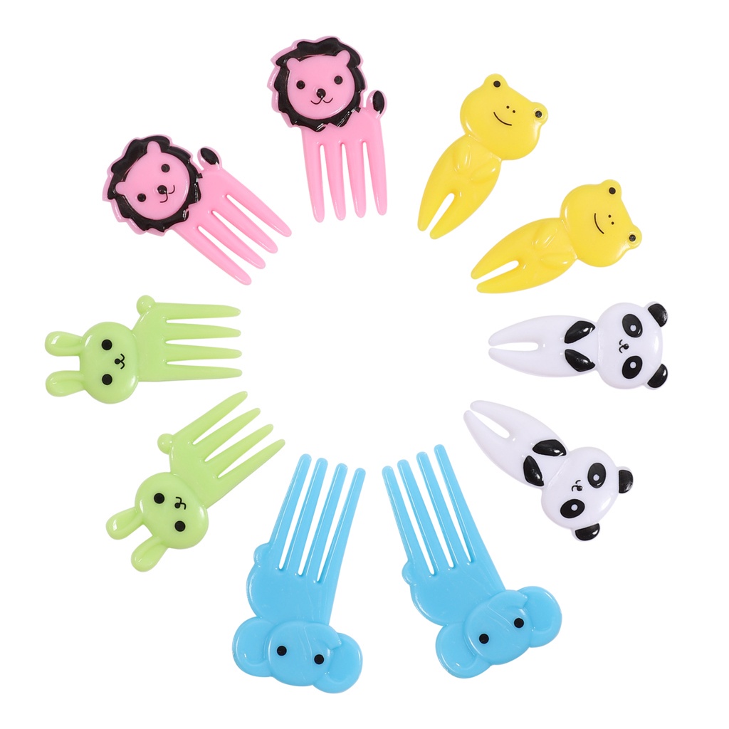 [DEASHOP] GARPU BUAH MODEL HEWAN / DESSERT FORK ANIMAL / GARPU ANAK / HIASAN BEKAL MAKAN ANAK / TUSUKAN BENTO BUAH ANAK / CHILDREN FRUIT FORK DECORATION DESSERT TOOTHPICKS