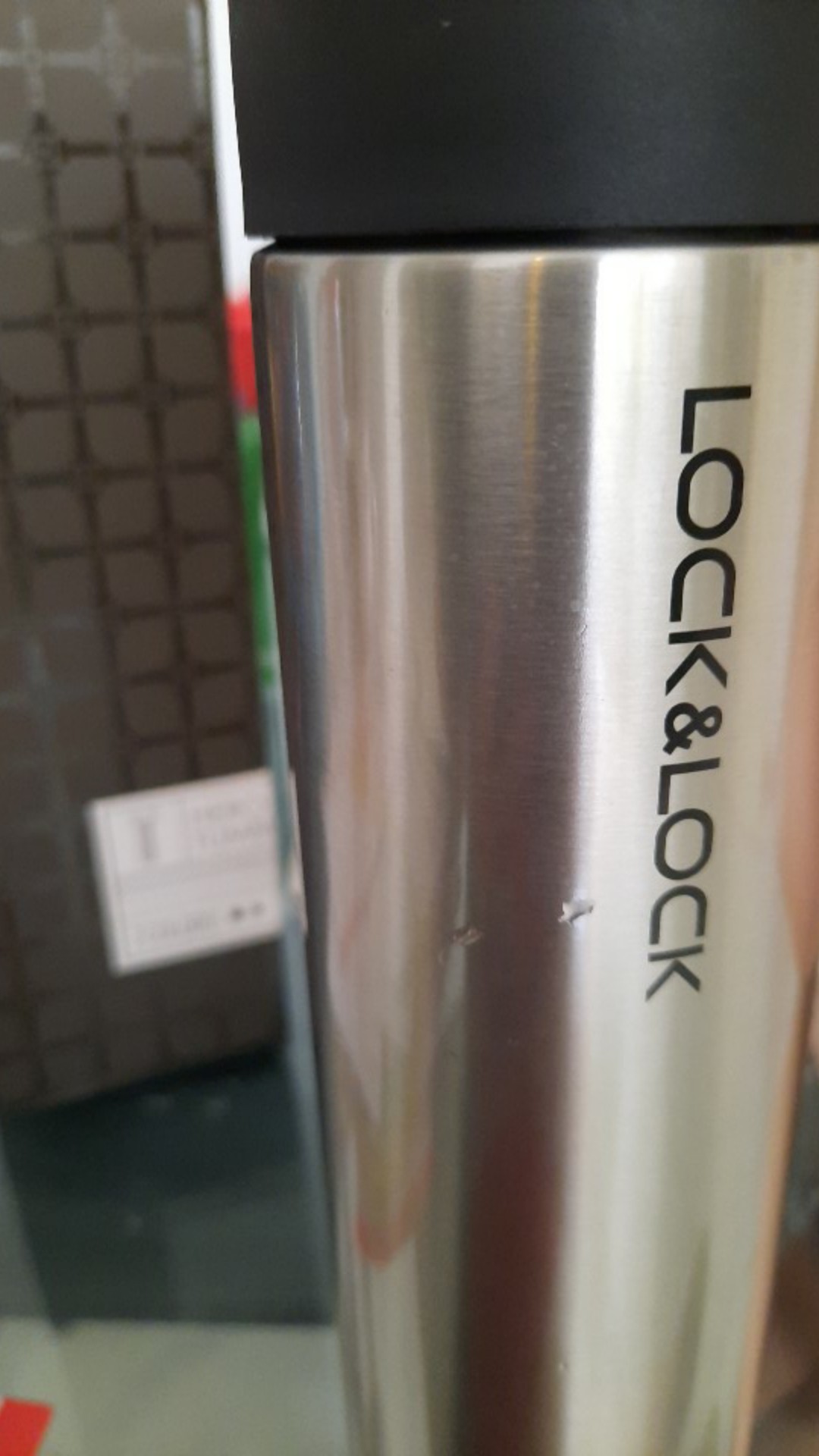 Lock&lock Locknlock Hero Tumbler 350ml / 400ml Black Silver