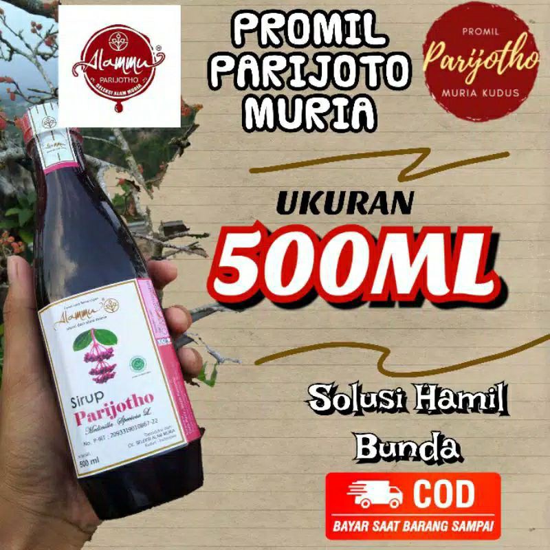 

BAYAR DITEMPAT - SIRUP PARIJOTO ASLI MURIA KUDUS 500ml PROMIL & BUMIL 100% ORIGINAL