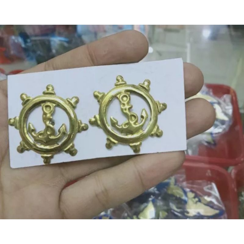 monogram nautika korp secen pelaut pelayaran