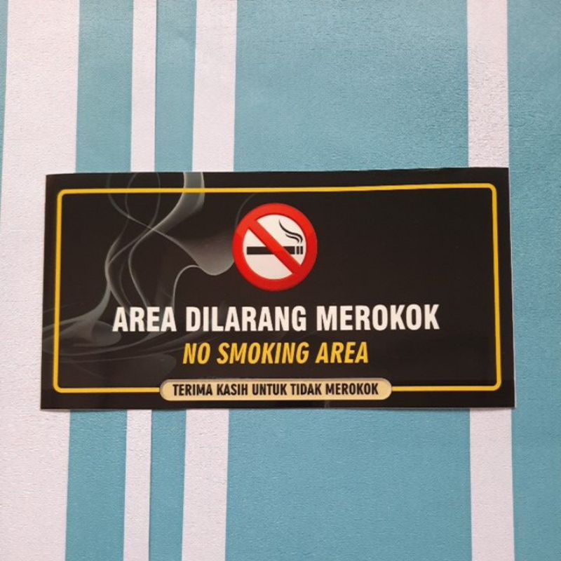 

Stiker Larangan Merokok