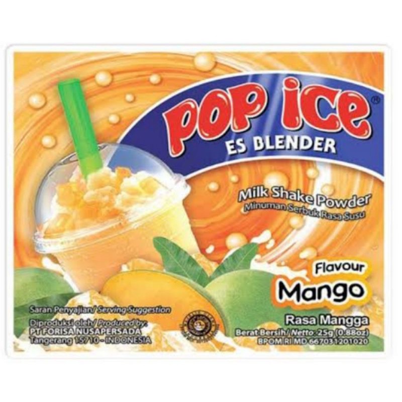 

POP ICE RASA MANGGA/MANGO RENCENGAN ISI 10 TERMURAHHH!!!!