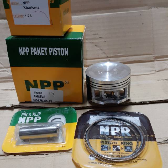 Piston kit karisma.supra x 125 oversize 175 npp