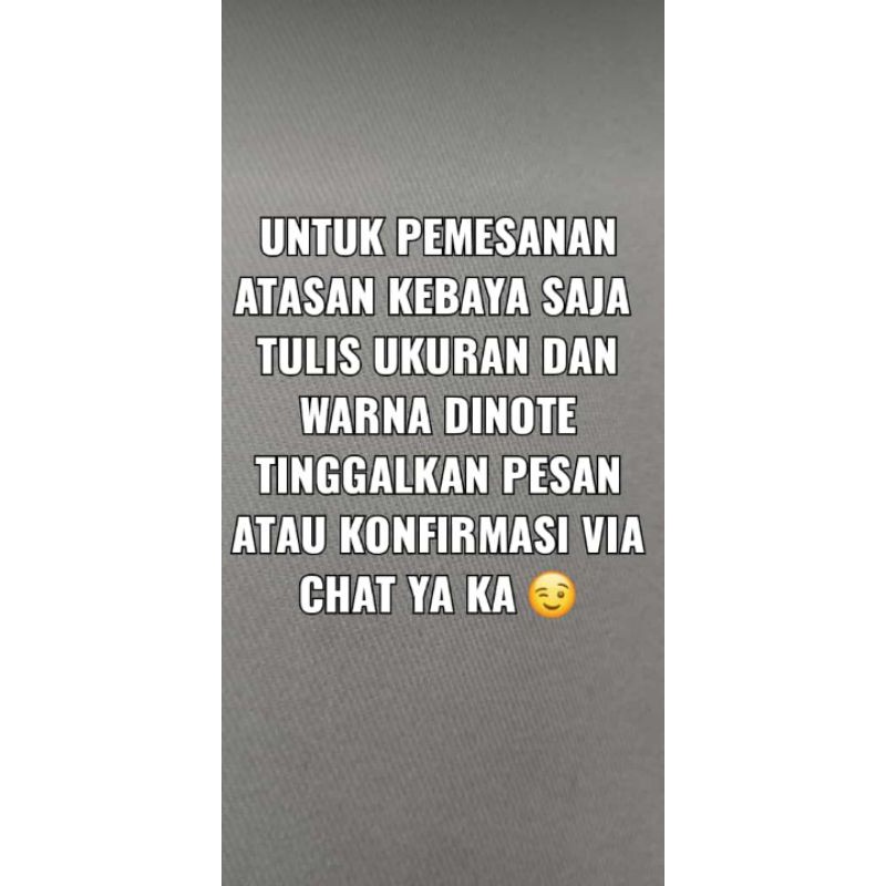 COD √ SETELAN KEBAYA MODERN SELENDANG/KEBAYA WISUDA/KEBAYA BRUKAT/BAJU KEBAYA MODERN/KEBAYA MUSLIM/ATASAN KEBAYA MODERN/ATASAN KEBAYA BRUKAT/AURORA SELENDANG/KEBAYA LAMARAN/KEBAYA AKAD/KEBAYA BY KIRANAOL-Atasan kebaya saja