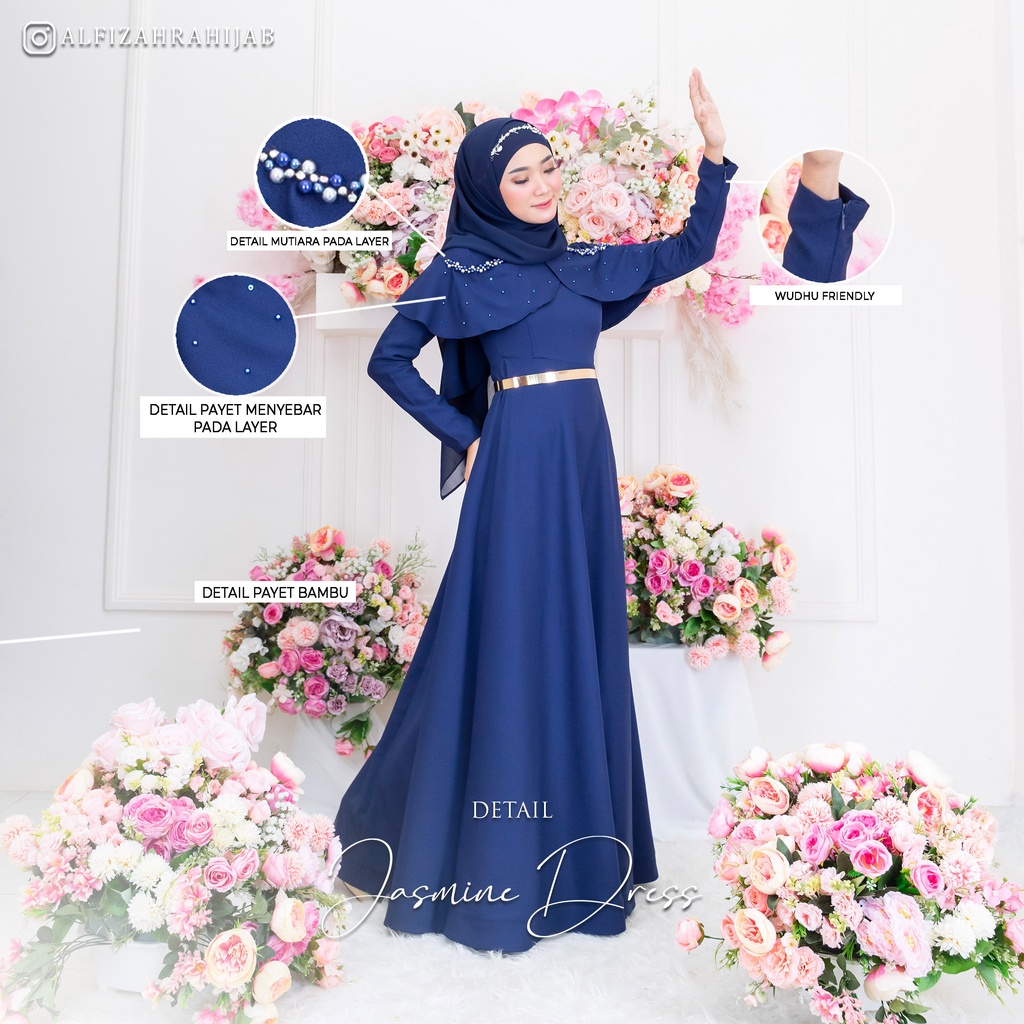 Jasmine dress (Ready Stok)