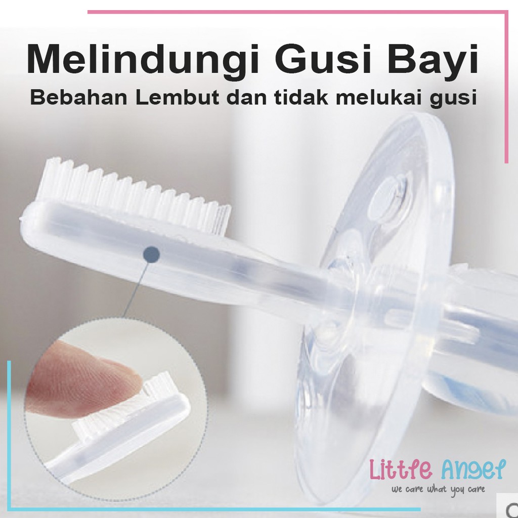 SIKAT GIGI BAYI SILIKON Baby Tootbrush Silicon Sikat Gigi Anak Lembut sikat gusi bayi new born