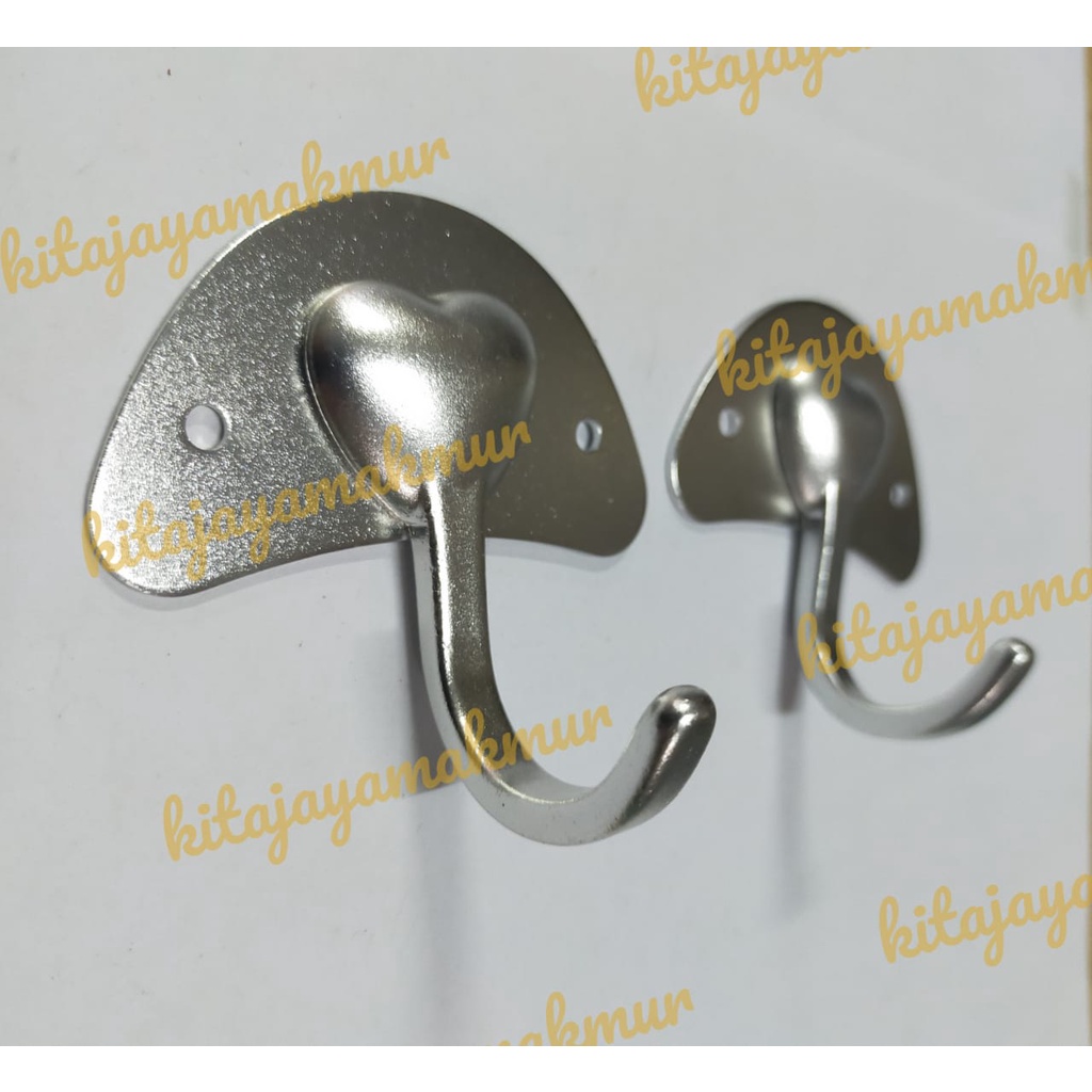 GANTUNGAN BAJU DINDING / KAPASATOR STAINLESS STELL KAIT MURAH