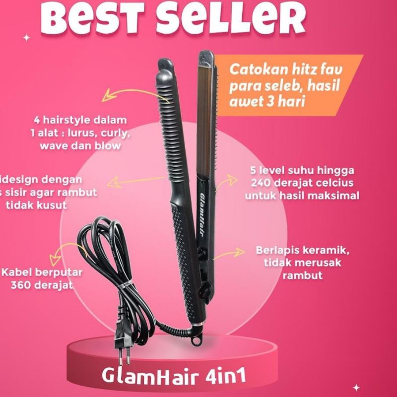 catokan glam hair // catokan rambut