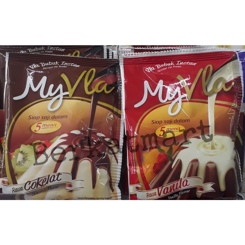 MyVla Nutrijell My Vla Nutrijel fla bubuk instant Coklat Vanila