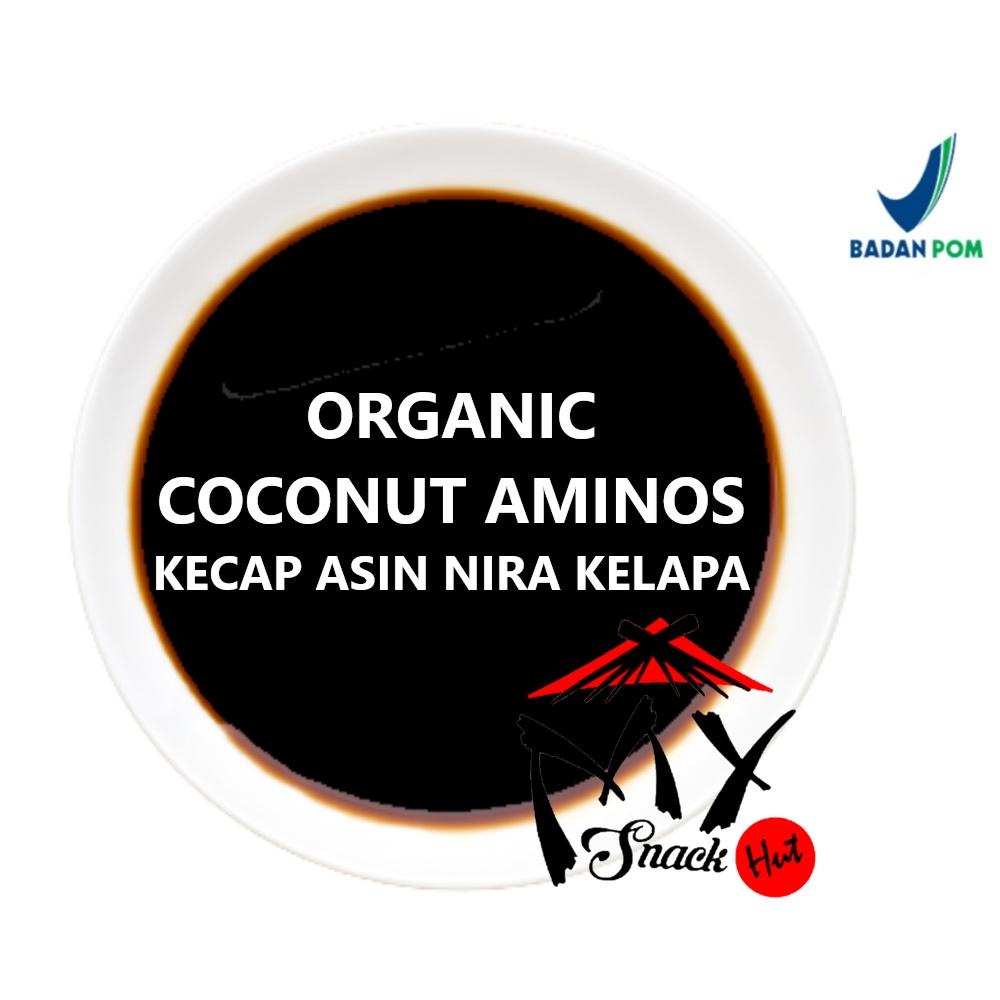 

COCONUT AMINOS 50ML - KECAP ASIN NIRA KELAPA ORGANIK - ORGANIC GLUTEN FREE VEGAN LESS SODIUM FREE SOY SAUCE Berkualitas