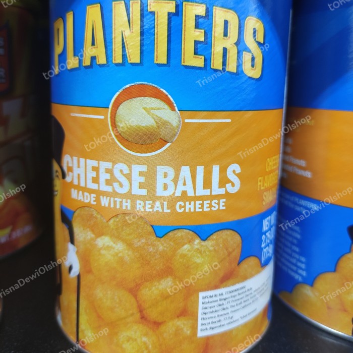 Jual PLANTERS Cheese Balls Snack Keju USA 77.9gram Shopee Indonesia