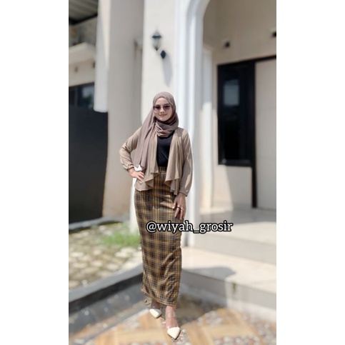 COD ROK KOREAN STYLE 2021 / ROK SPAN TARTAN /ROK KOTAK KOTAK PANJANG  /ROK TARTAN MURAH DAN TEBAL