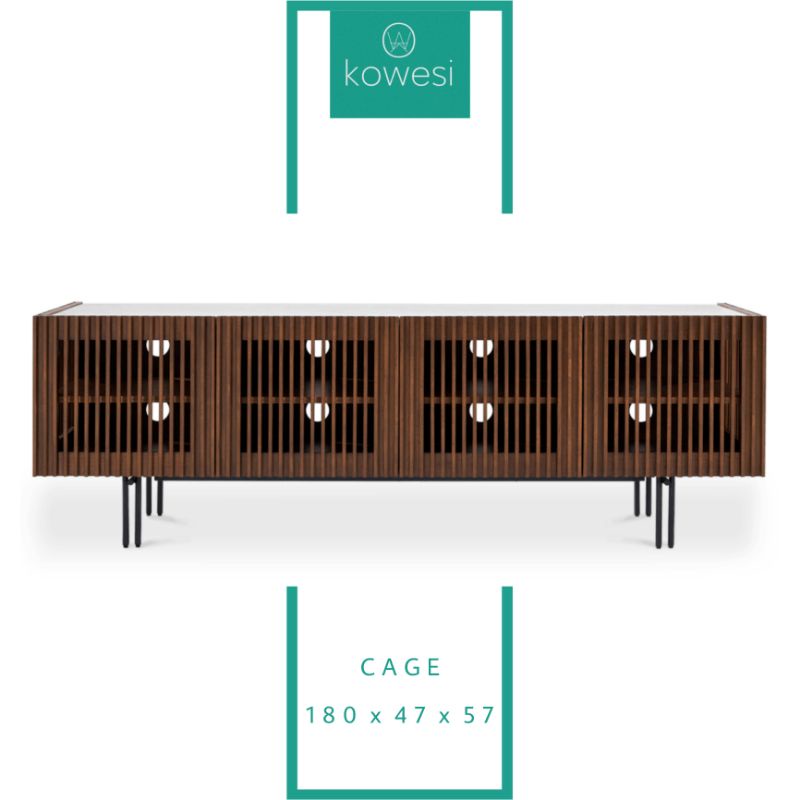 Meja TV Industrial Termurah Cage Industrial TV Table