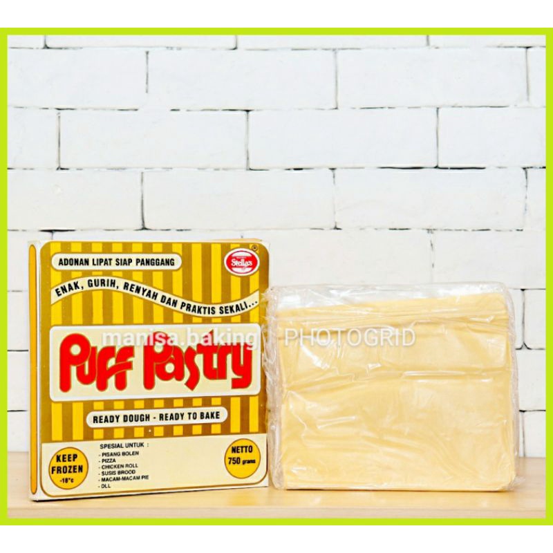

STELLA PUFF PASTRY 750 GR ADONAN KULIT PASTRY KULIT ZUPA ZUPA PISANG BOLEN