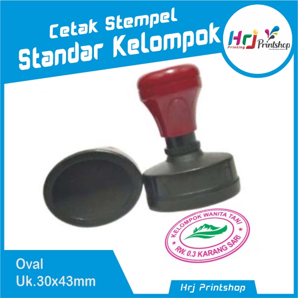 

Cetak Stempel Otomatis 2 Warna Ukuran Standar Stempel Kelompok Tani