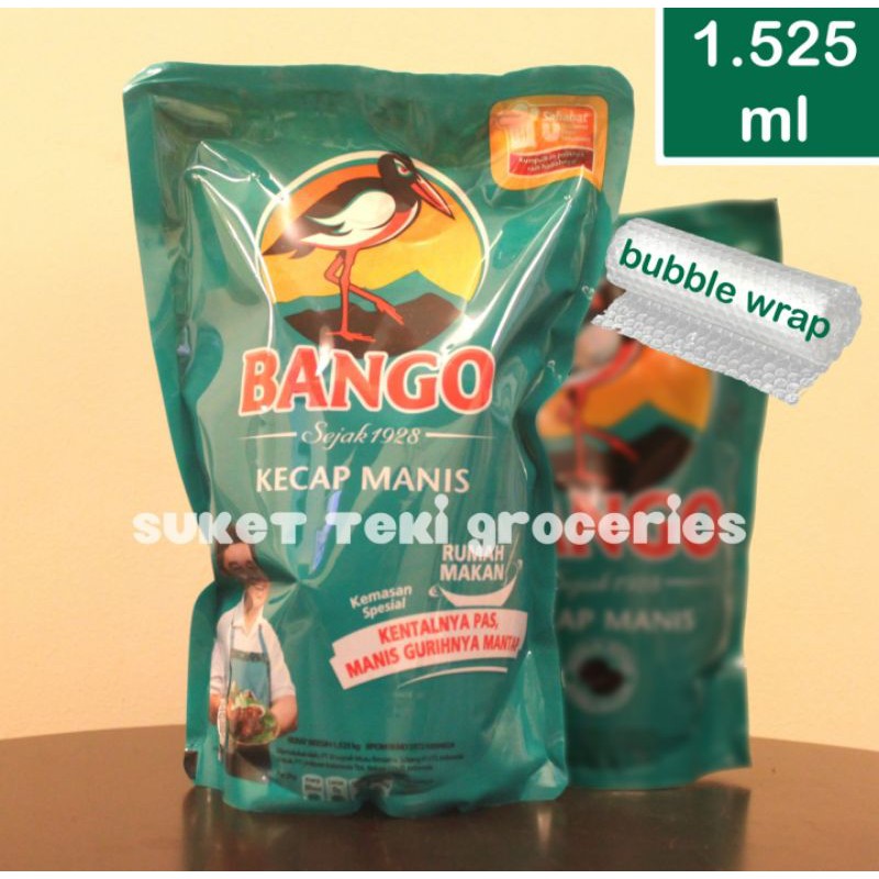 Kecap Manis Bango 1,525 kg / Refill Pouch 1.5kg Horeka