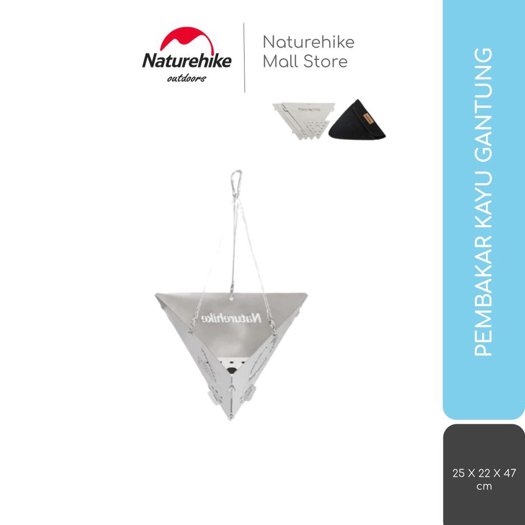 PEMBAKAR KAYU GANTUNG NATUREHIKE NH20PJ120 API BAKAR PENGHANGAT CAMPING
