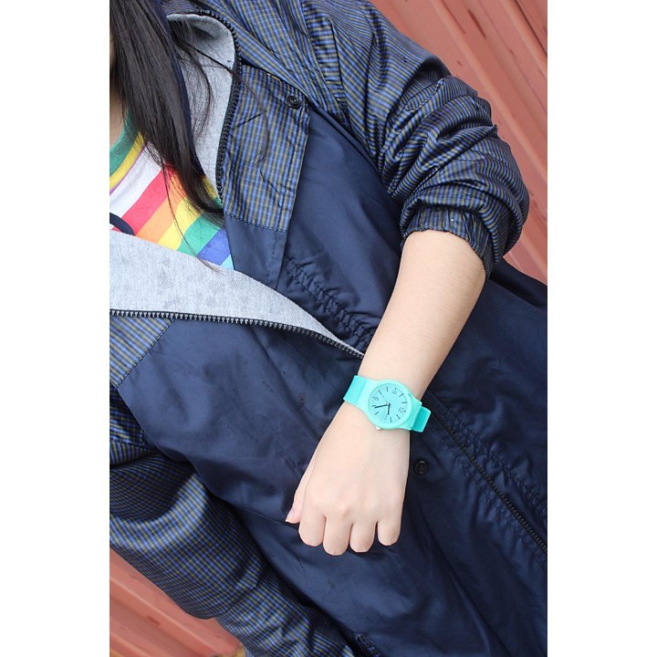 INDOMINI JT013 HARGA GROSIR TERLARIS Jam Tangan Jelly Q&Q VP46 QQ QNQ Warna Rubber Fashion Wanita-8