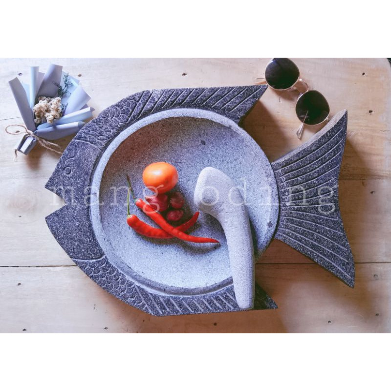 cobek/ Cobek mang Odingcobek batu/cobek batu 100%/batu undesit/cobek asli/