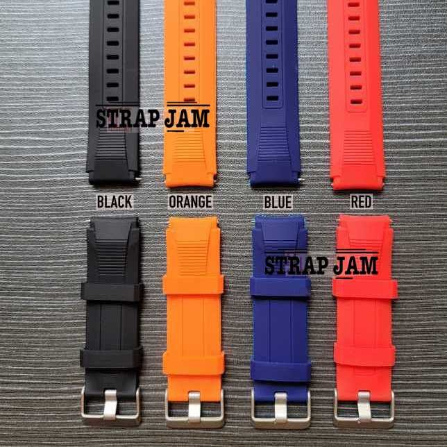 SIKAI WIDE Strap Eggel Valor - Tali Jam 20mm Rubber Silikon Sporty