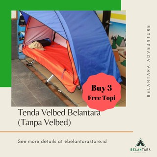Jual Tenda Velbed felbed filbed Offroad 1 Orang Warna Polos Belantara ...