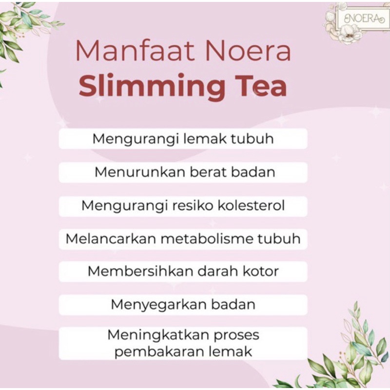 Noera Sliming Tea | Teh Diet