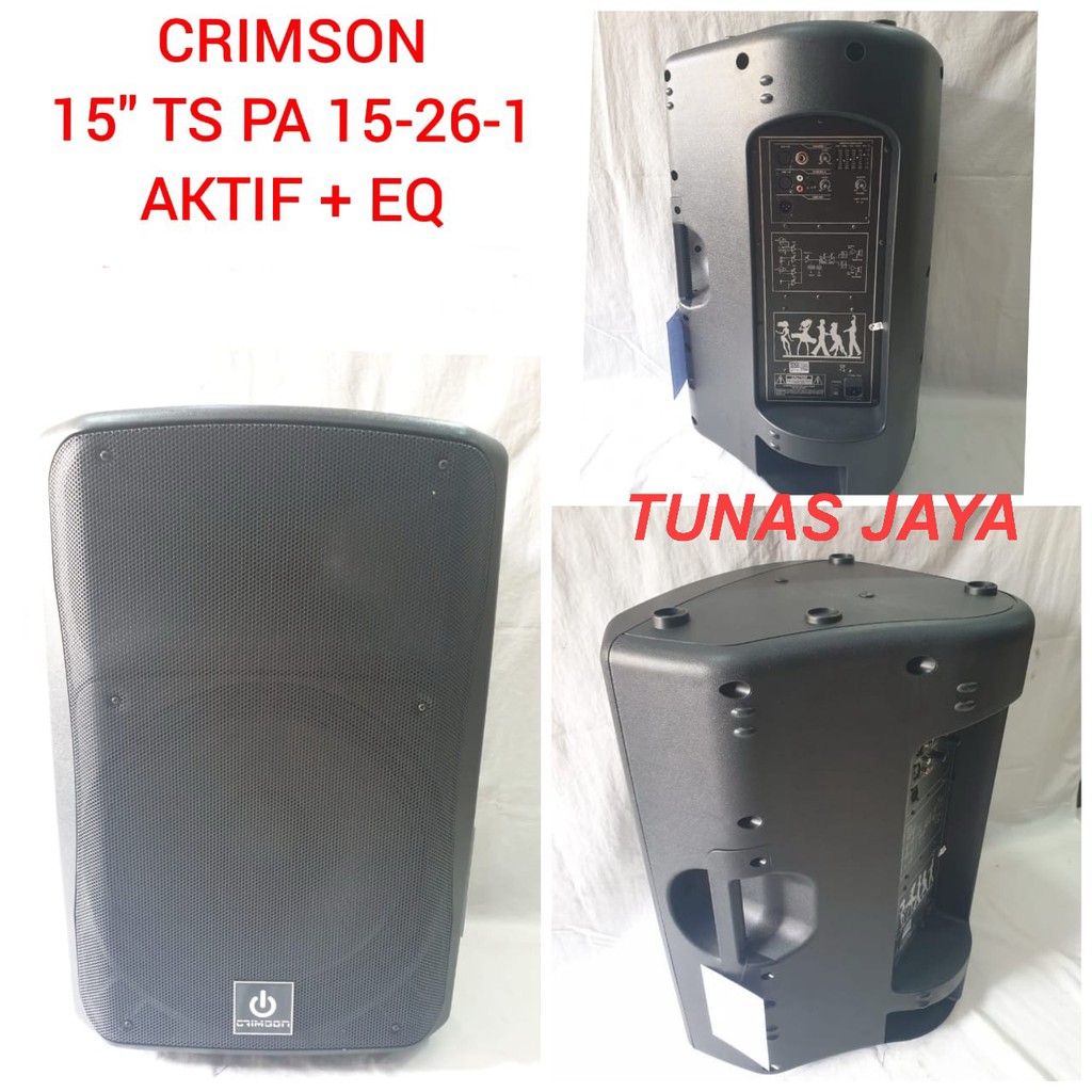 Speaker Crimson Aktif 15ins TS 15-26-1 Aktif + Equalizer Monitoring