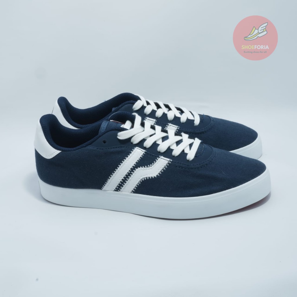 Sepatu Olahraga Lari Piero Vulcano CVS Navy Original 100%