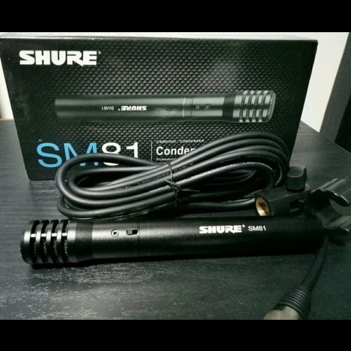 Mic Kabel Condensor / Condenser Shure SM 81