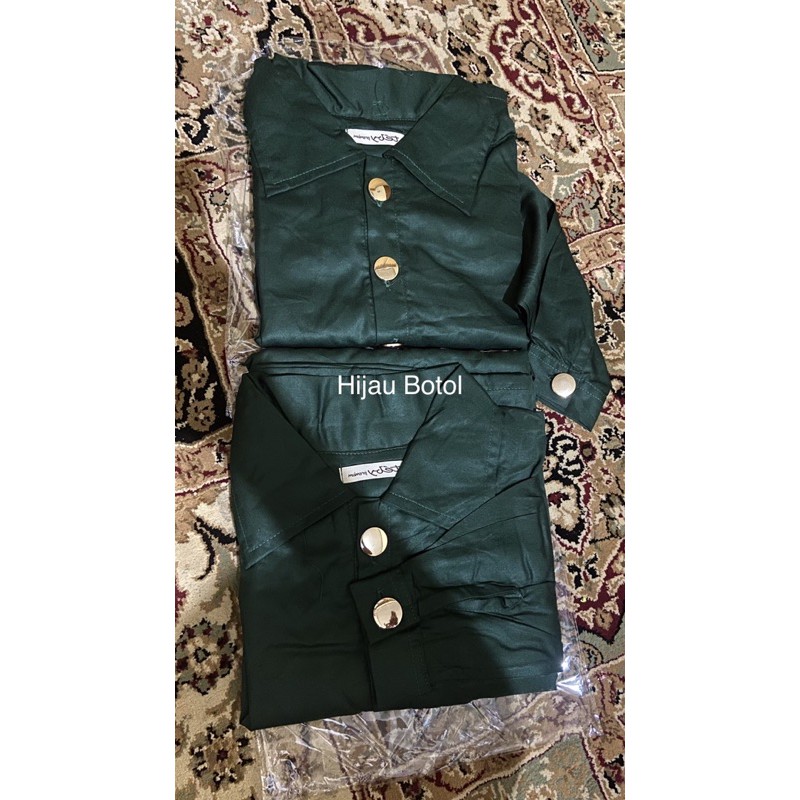 Daster arab Teby Premium Helena-Hijau Botol