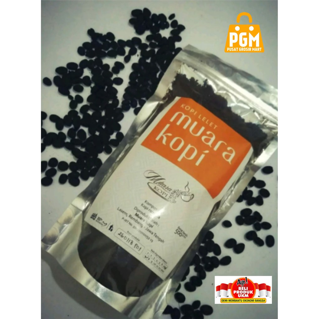 

MUARA KOPI 500gram - KOPI ROBUSTA - KOPI LELET KHAS LASEM REMBANG