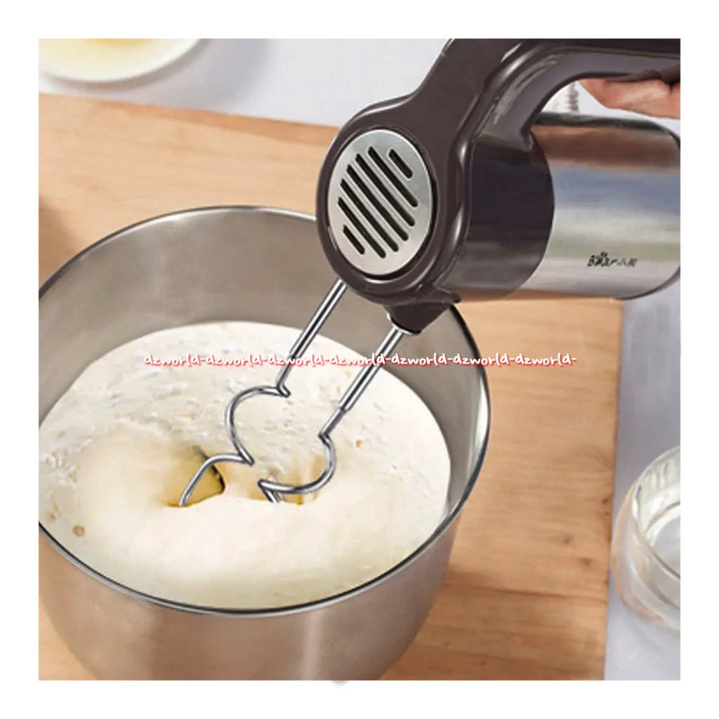 Bear Hand Mixer Alat Mixer Kue Alat pengaduk Adonan Kue Bumbu Grey Abu Abu Mixer Tangan