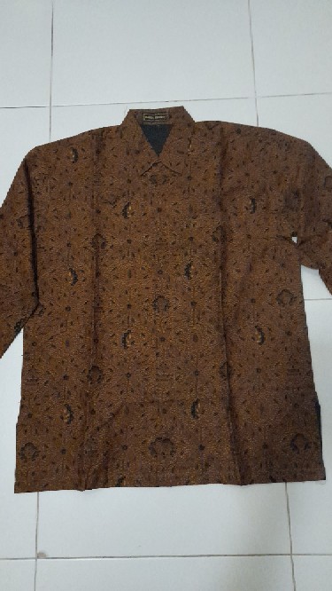 Sidomukti Sogan Kemeja Batik Pria Full Furing Katun Primisima