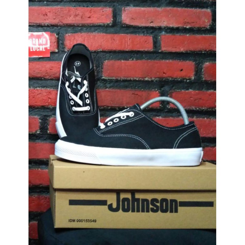 SEPATU JOHNSON ASTRO Low Cut ORIGINAL 100% - Sepatu Sekolah - jhonson original - jonson / Sneaker hitam