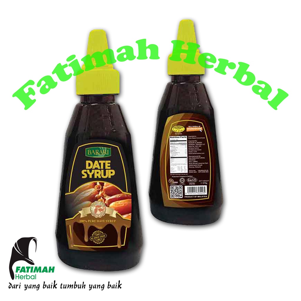 Jual Sirup Kurma Date Syrup Barari 375 Gr Shopee Indonesia