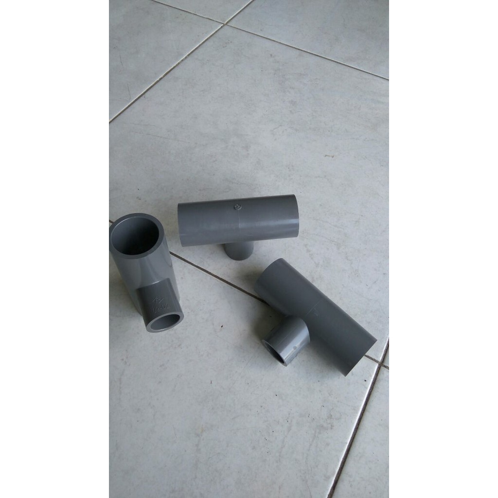 Tee 2" x 1" Rucika AW / Tee PVC 2" x 1" AW / Vlok Tee 2" x 1" / Flok Tee 2" x 1" /Tee PVC Rucika AW