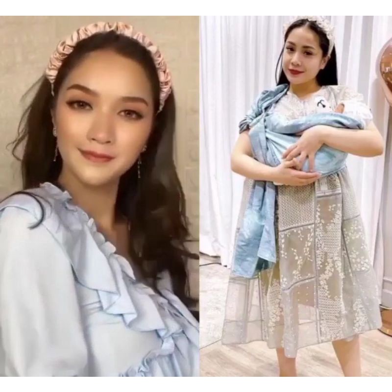 ZAZIZESTORE - BANDANA NAGITA ( BANDANA SRUNCHI)  BANDO NAGITA