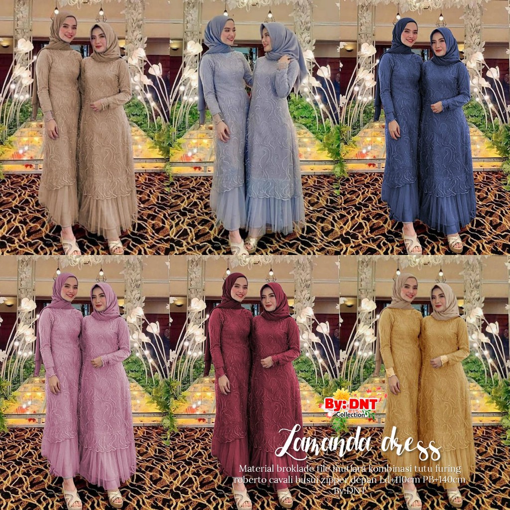 (Dijamin RealPic) GAMIS ASKIA BRUKAT GAMIS DRESS KEBAYA PREMIUM KONDANGAN SERAGAM
