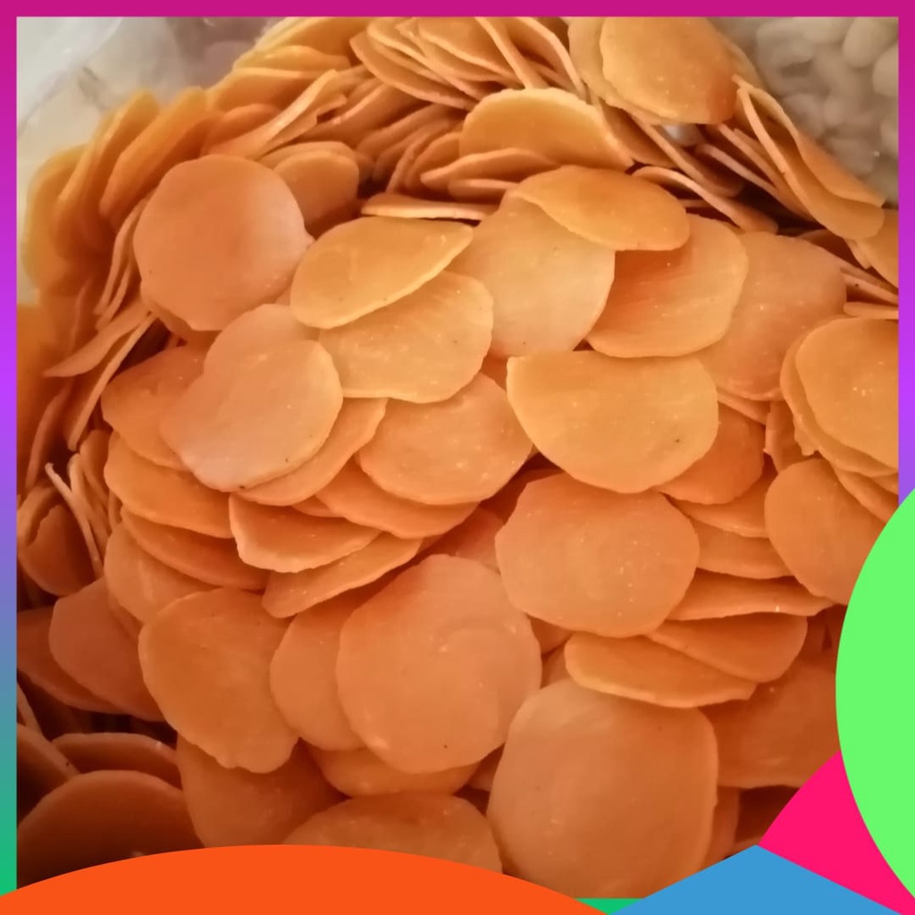 

KERUPUK KEMPLANG TIPIS RASA UDANG MENTAH 500 GRAM KRUPUK PALEMBANG