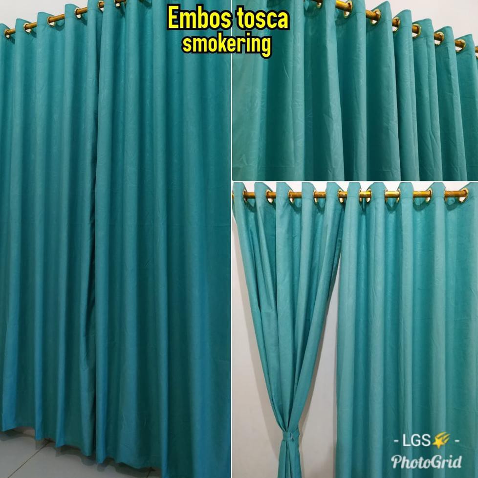  GORDEN  EMBOS TOSCA TIRAI SMOKERING MURAH  UKURAN 115cm x 