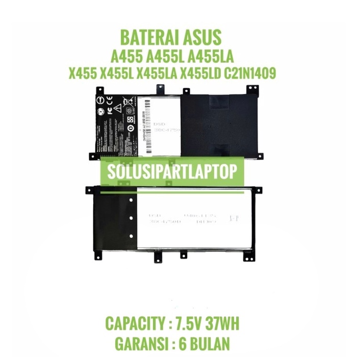 BATERAI ASUS A455 A455L A455LA C21N1409