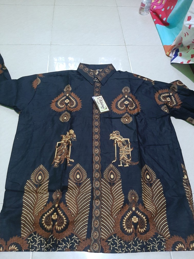 Kemeja Batik Pria Jokowi Ready Jumbo