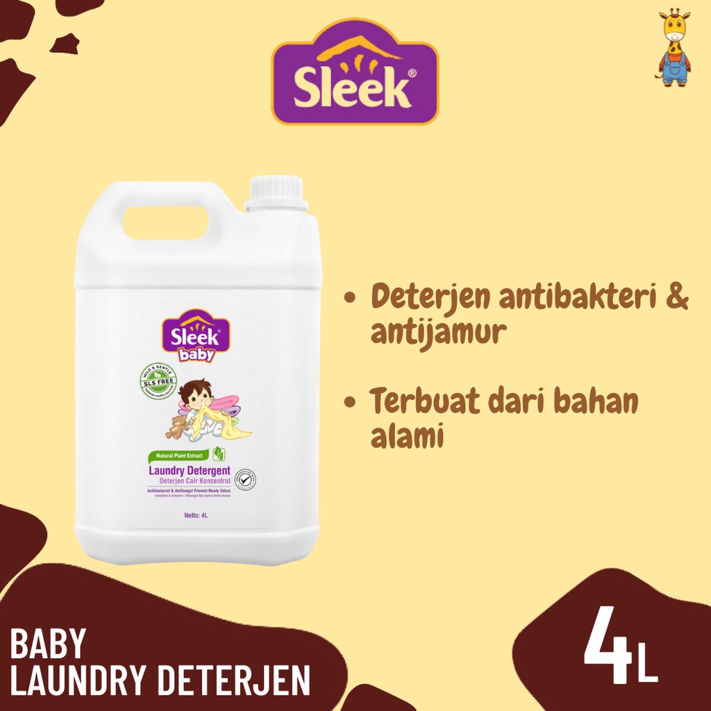 Sleek Baby Laundry Detergent 4L