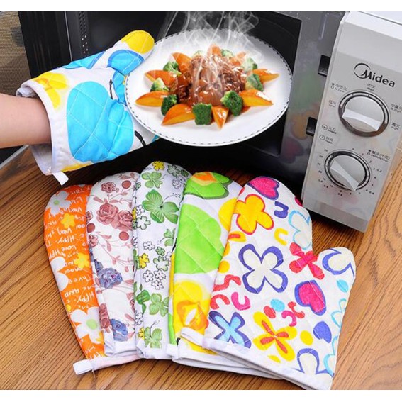 Kitchen gloves Sarung Tangan Masak / Microwave Cempal Oven Anti Panas